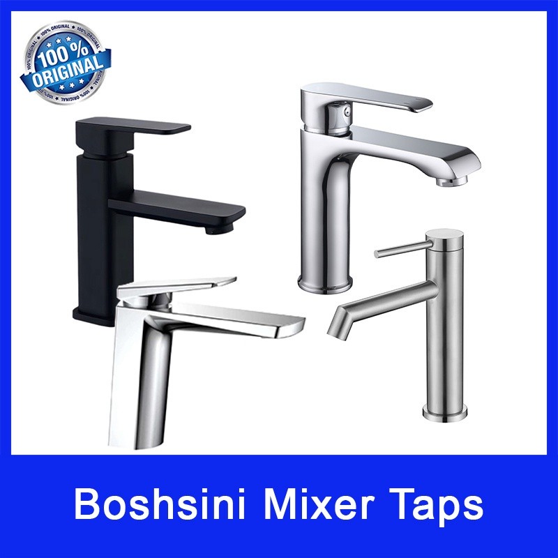 Boshsini Mixer Taps. Multiple Models. All 2 Ticks Water Efficiency. High Quality.