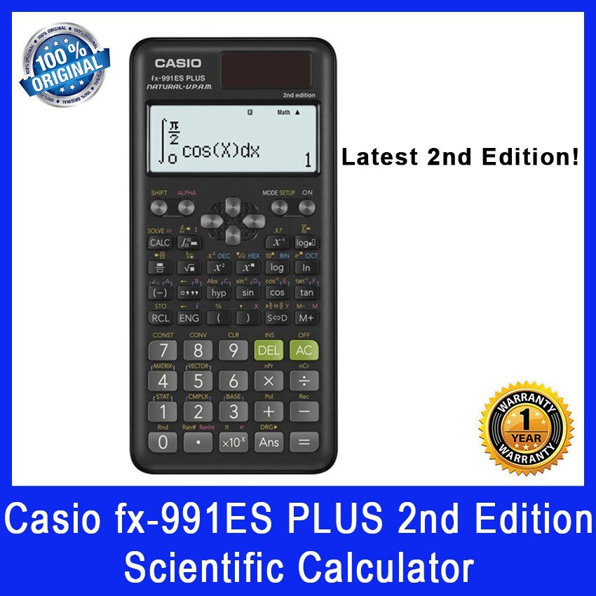 Casio FX-991ES Plus Scientific Calculator | Latest 2nd Edition | Local Singapore Seller
