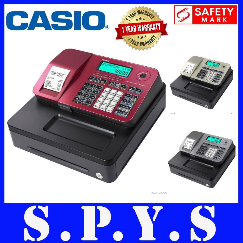 Casio SE-S100 Cash Register. Casio SE-S100 Electronic Cash Register (ECR). Thermal Printing.