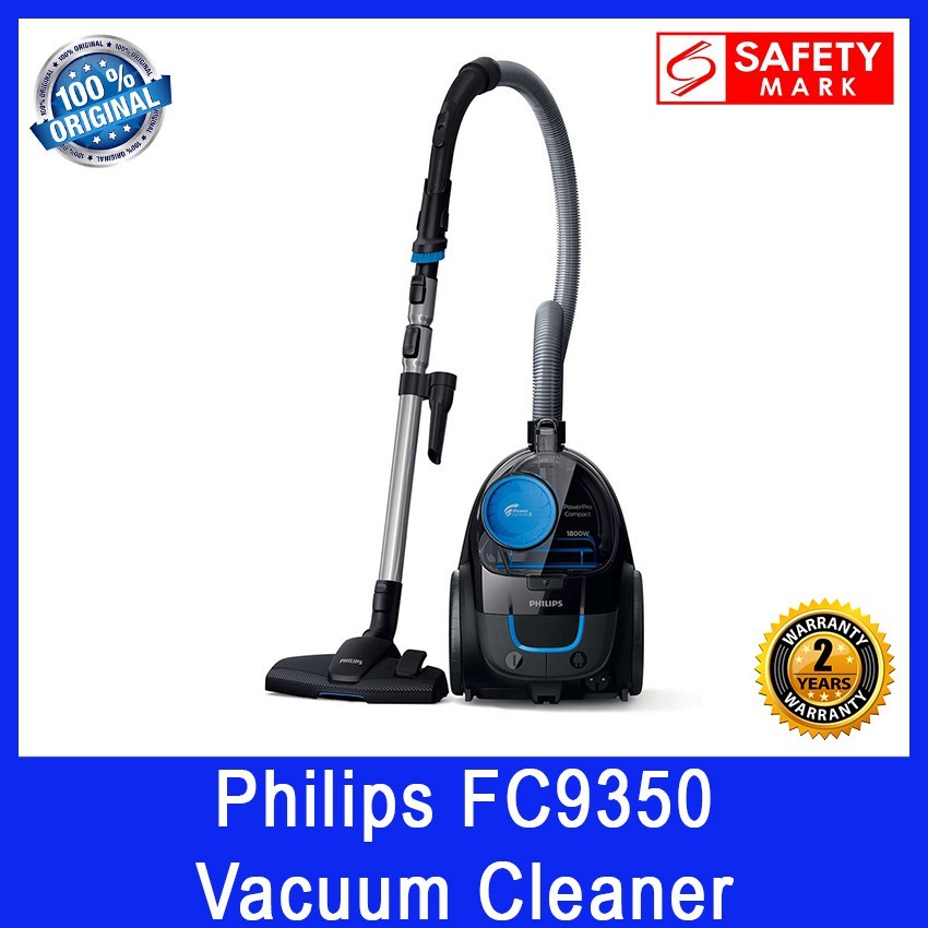 Philips FC9350 Vacuum Cleaner | 1800 Watts | Bagless | Safety Mark Approved | 2 Years Warranty