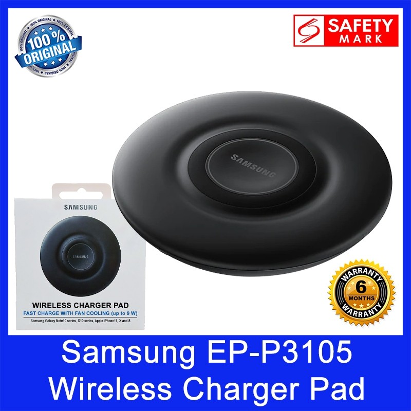 Samsung EP-P3105 Wireless Charger Pad. FAST CHARGE. Qi. Smart Watch Charging. Local SG Stock. EP-P3105TBEGGB