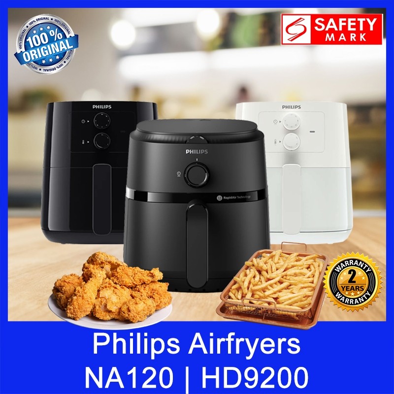 Philips Air Fryer Series – HD9200, HD9280, HD9285, NA120 | Rapid Air Technology. 2 Year Warranty