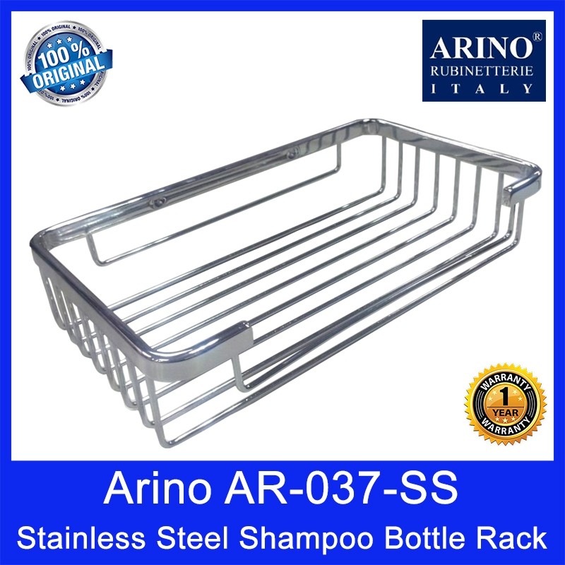 Stainless Steel Shampoo Bottle Rack | AR-037-SS | Free Shipping | 1 Year Warranty