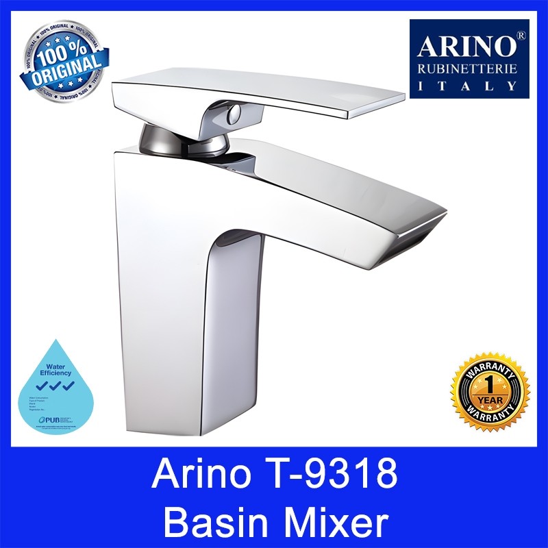 ARINO Basin Mixer T-9318 | WELS: 3 Ticks
