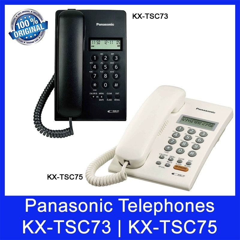Panasonic KX-TSC73 | KX-TSC75 Telephone. Called ID Compatible. Speakerphone. Local SG Stock